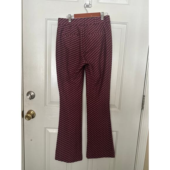 Anthropologie High Waisted Slim Flare Leg Pants Mahogany Women's Size 2 - Picture 4 of 7